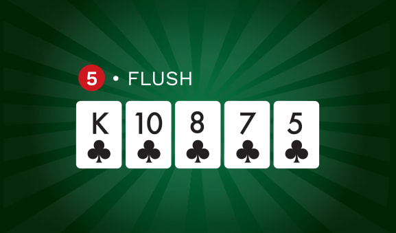 Poker flush