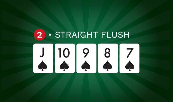 Poker straight flush