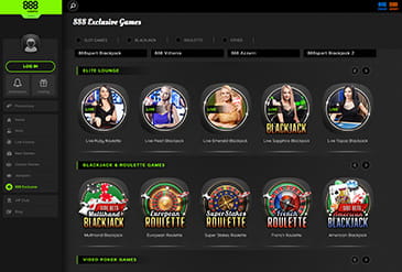 Pilihan Permainan 888casino