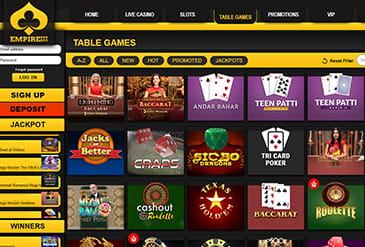 Pilihan Permainan Empire777