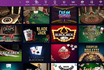 Pilihan Permainan Genesis Casino